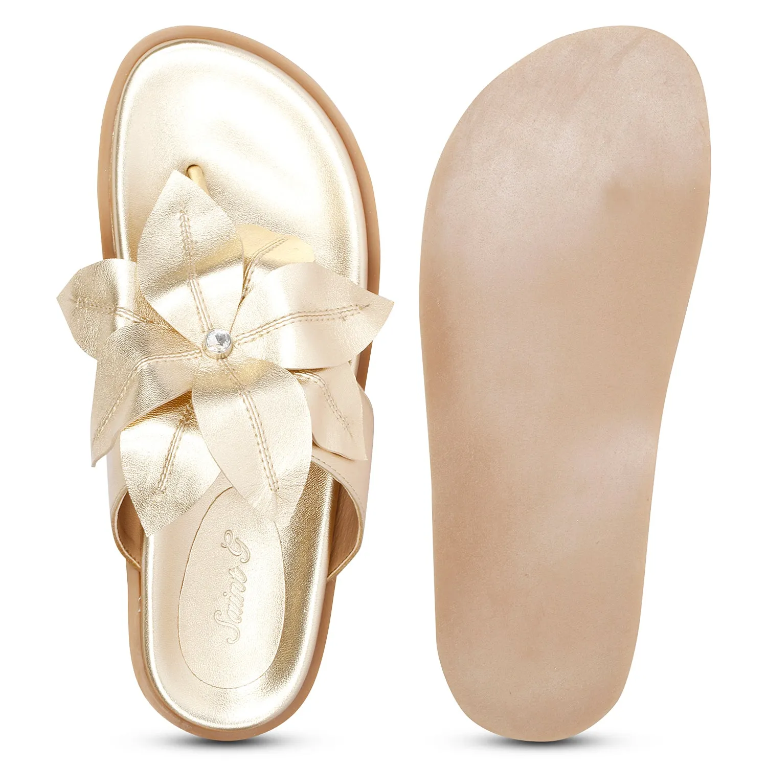 Claudia Gold Sandals