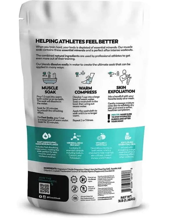 Coach Soak Muscle Recovery Bath Soak