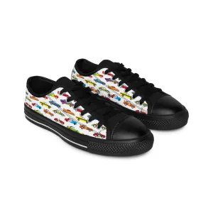 Colorful Race Cars Women's Sneakers