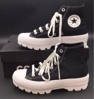 Converse Women's Chuck Taylor All Star Lugged 565901C White Athletic Shoes-Sz 8