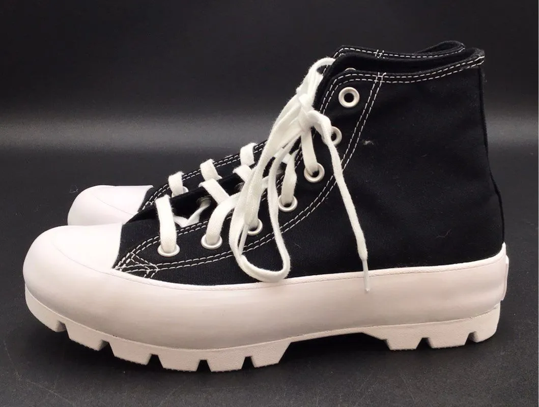Converse Women's Chuck Taylor All Star Lugged 565901C White Athletic Shoes-Sz 8