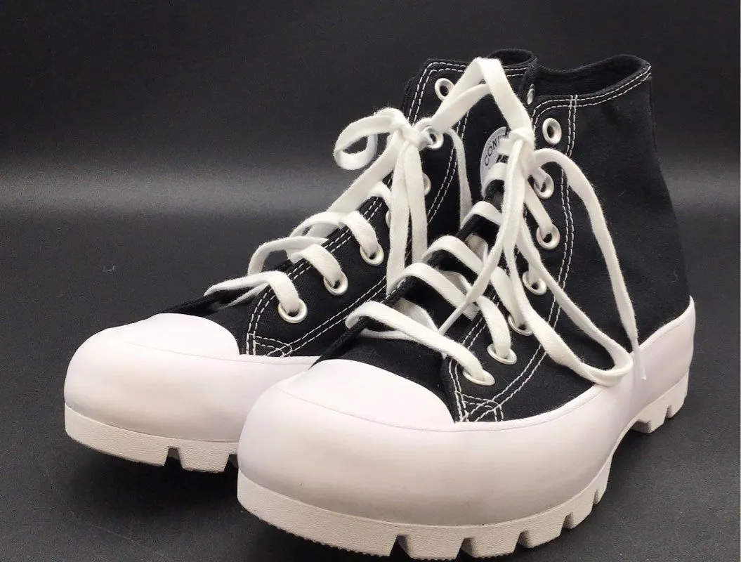 Converse Women's Chuck Taylor All Star Lugged 565901C White Athletic Shoes-Sz 8