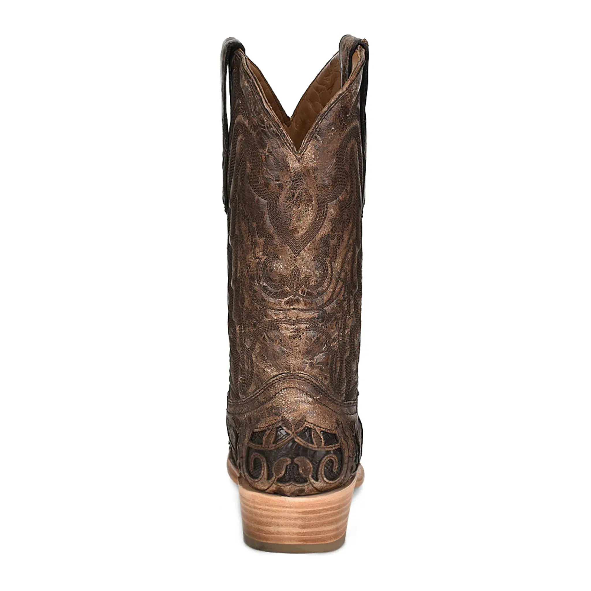 CORRAL MEN'S BROWN ALLIGATOR WESTERN BOOT - A4337