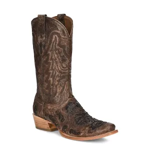 CORRAL MEN'S BROWN ALLIGATOR WESTERN BOOT - A4337