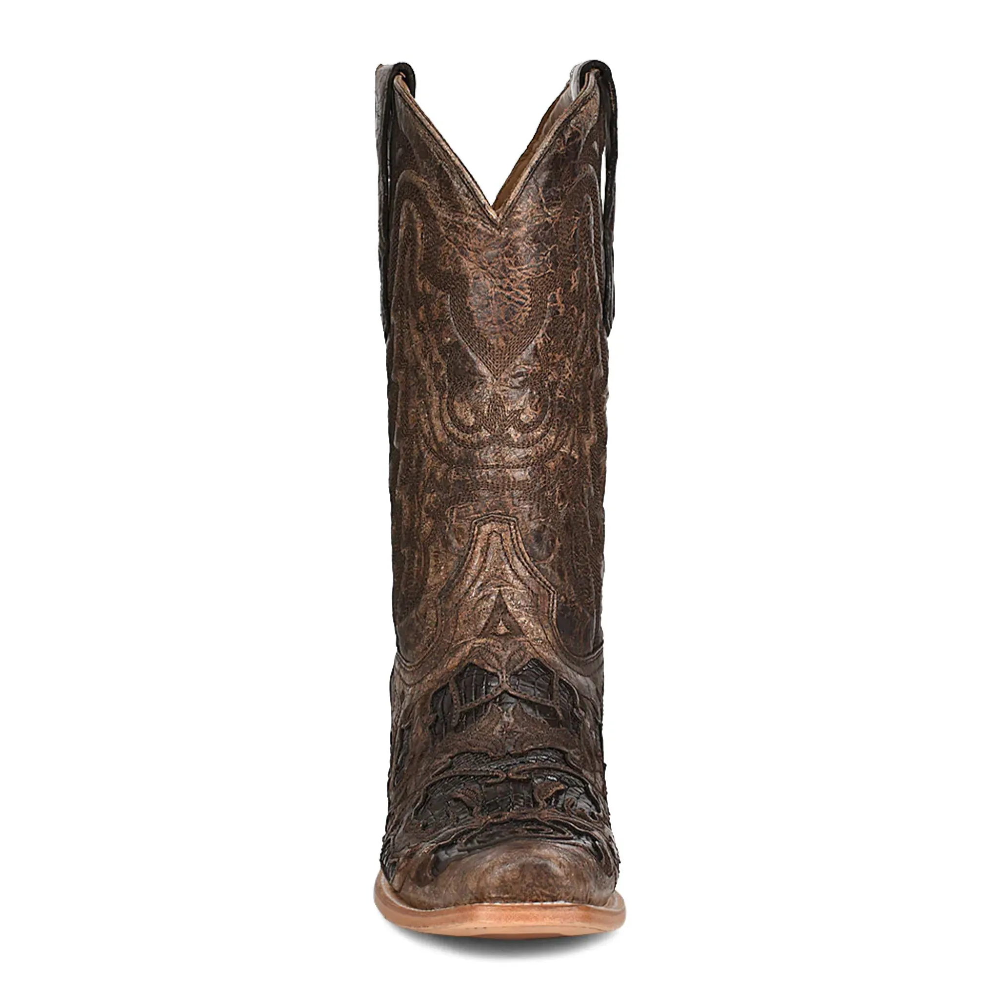 CORRAL MEN'S BROWN ALLIGATOR WESTERN BOOT - A4337