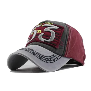 Cotton Baseball Cap 1953 Embroid