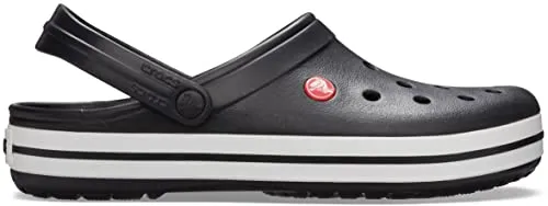Crocs Unisex-Adult Crocband Clog, Black, 12 Women/10 Men