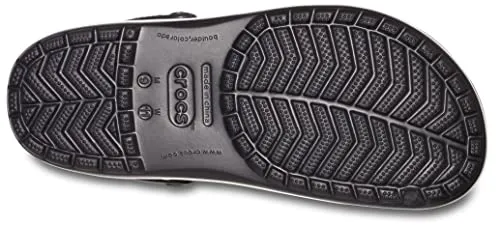 Crocs Unisex-Adult Crocband Clog, Black, 12 Women/10 Men