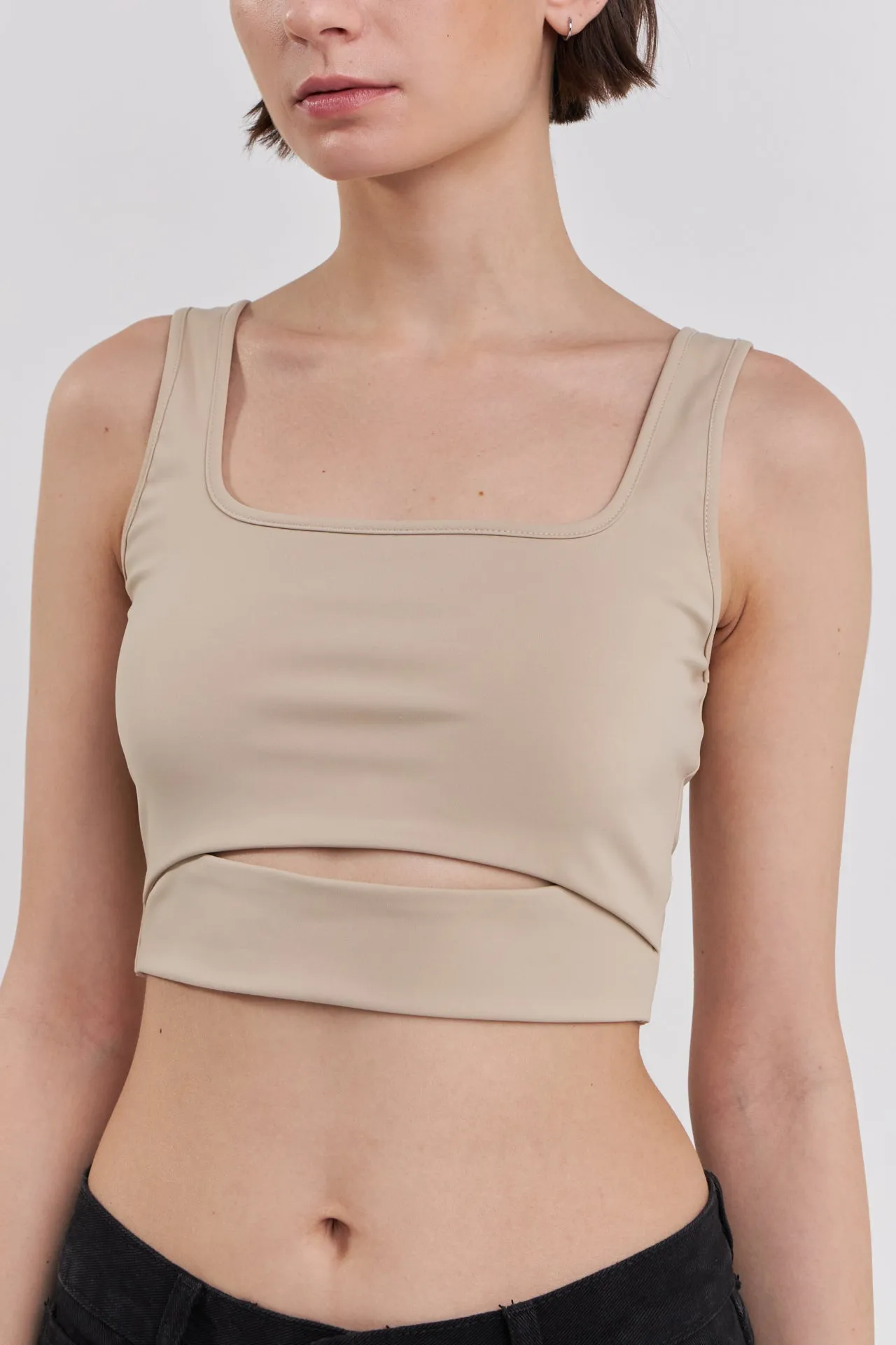 Cut-Out Tank Top