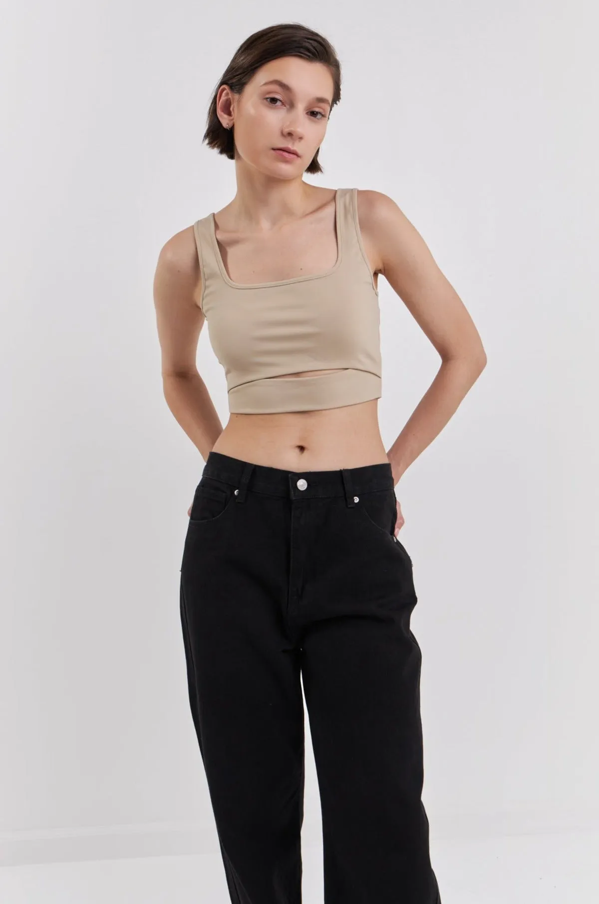 Cut-Out Tank Top