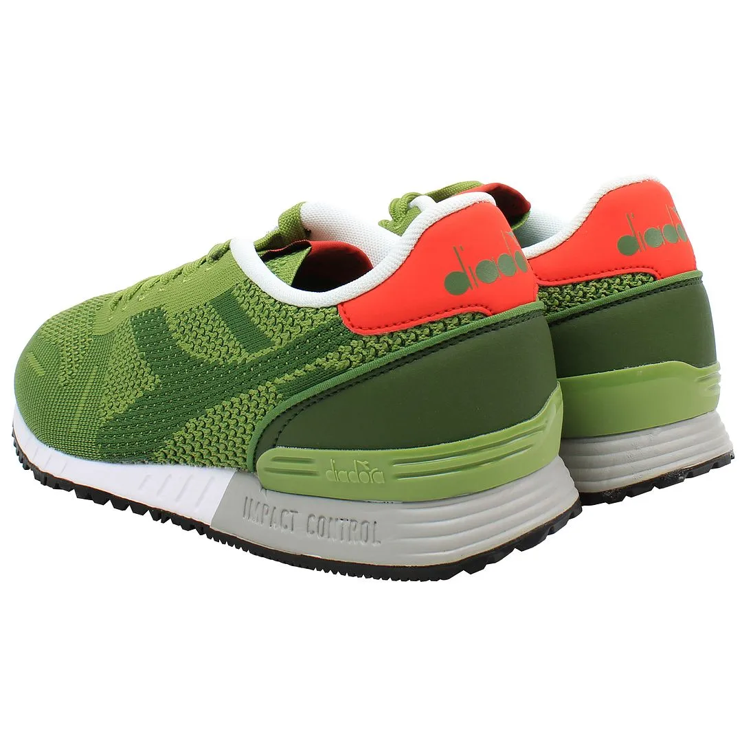 Diadora Titan Weave Mens Green Trainers
