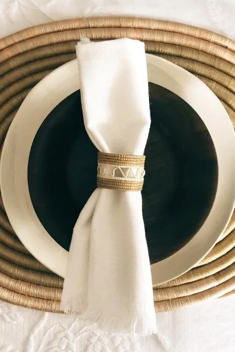 Dinner Time - Handwoven Napkin Rings