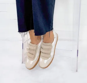 Dolce Vita Notice Velcro Ivory Sneakers