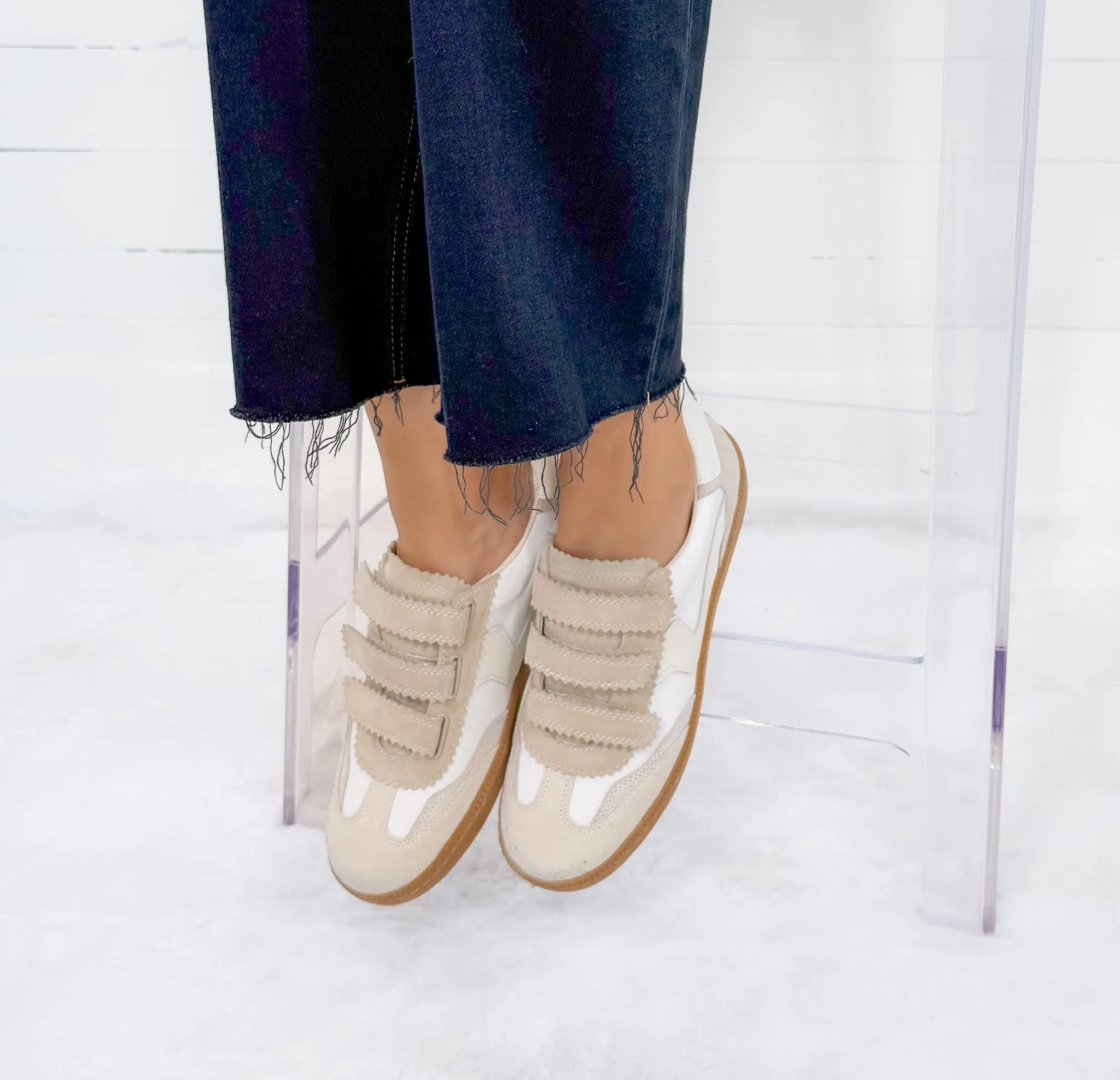 Dolce Vita Notice Velcro Ivory Sneakers