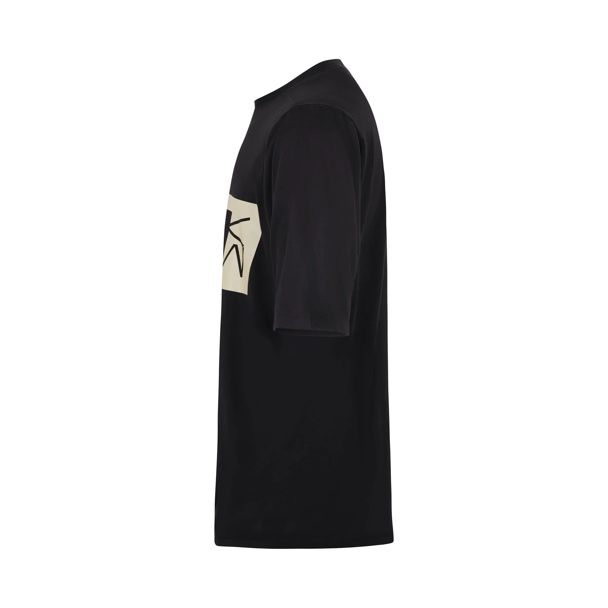 DRK Logo Jumbo Short Sleeve T-Shirt in Black/Pearl
