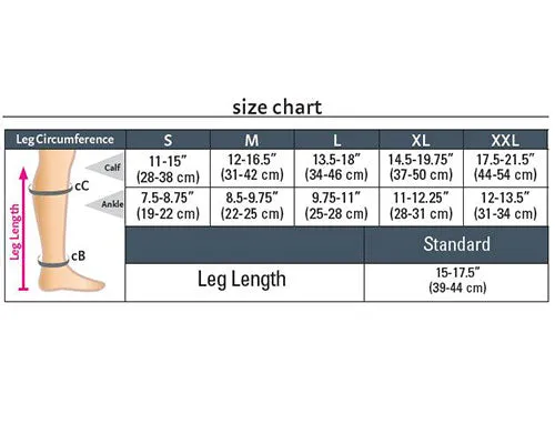 duomed relax 15-20 mmHg Calf High Closed Toe Compression Stockings
