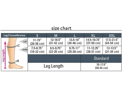 duomed relax 20-30 mmHg Calf High Closed Toe Compression Stockings