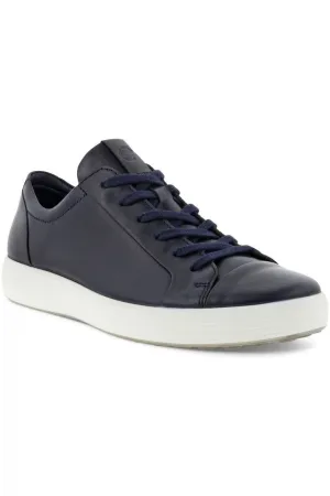 ECCO Mens 470364-01303 in Navy leather
