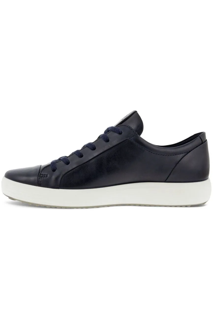 ECCO Mens 470364-01303 in Navy leather