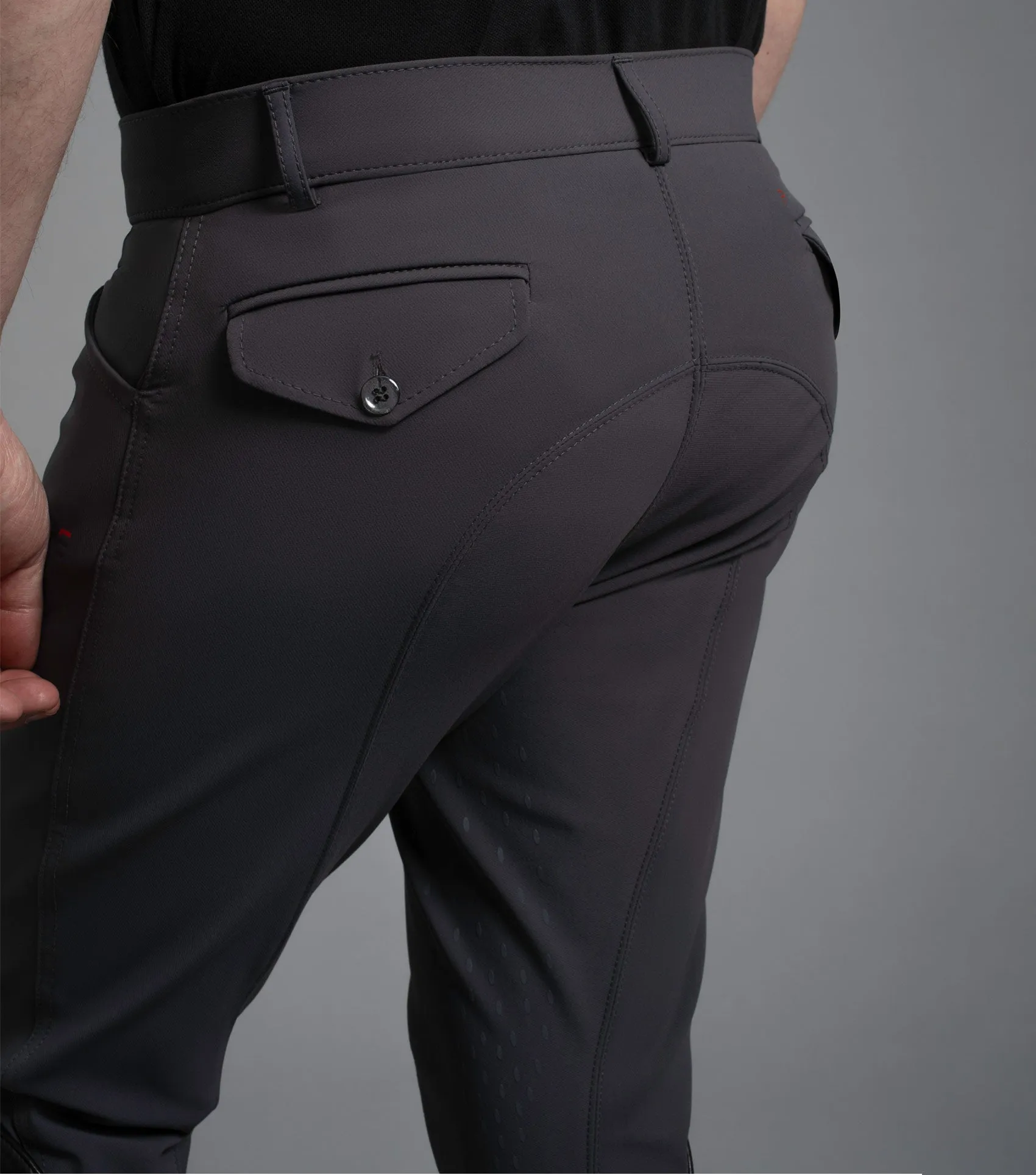 Emilio Men's Gel Knee Riding Breeches Anthracite