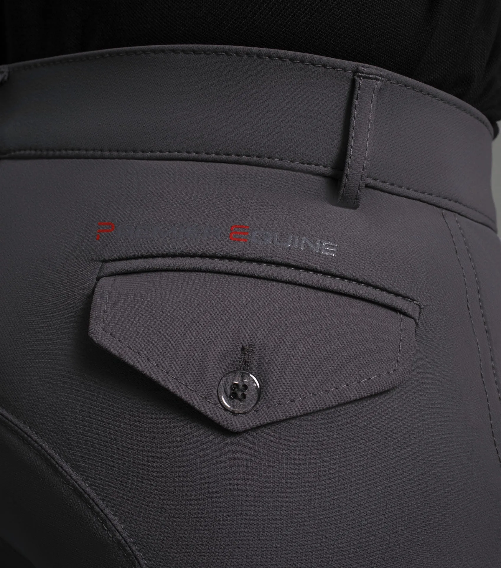 Emilio Men's Gel Knee Riding Breeches Anthracite