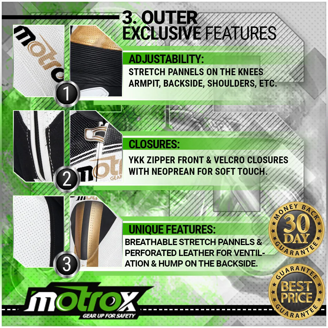ESTORIL One-Piece Leather Riding suit Revolutionary Mens
