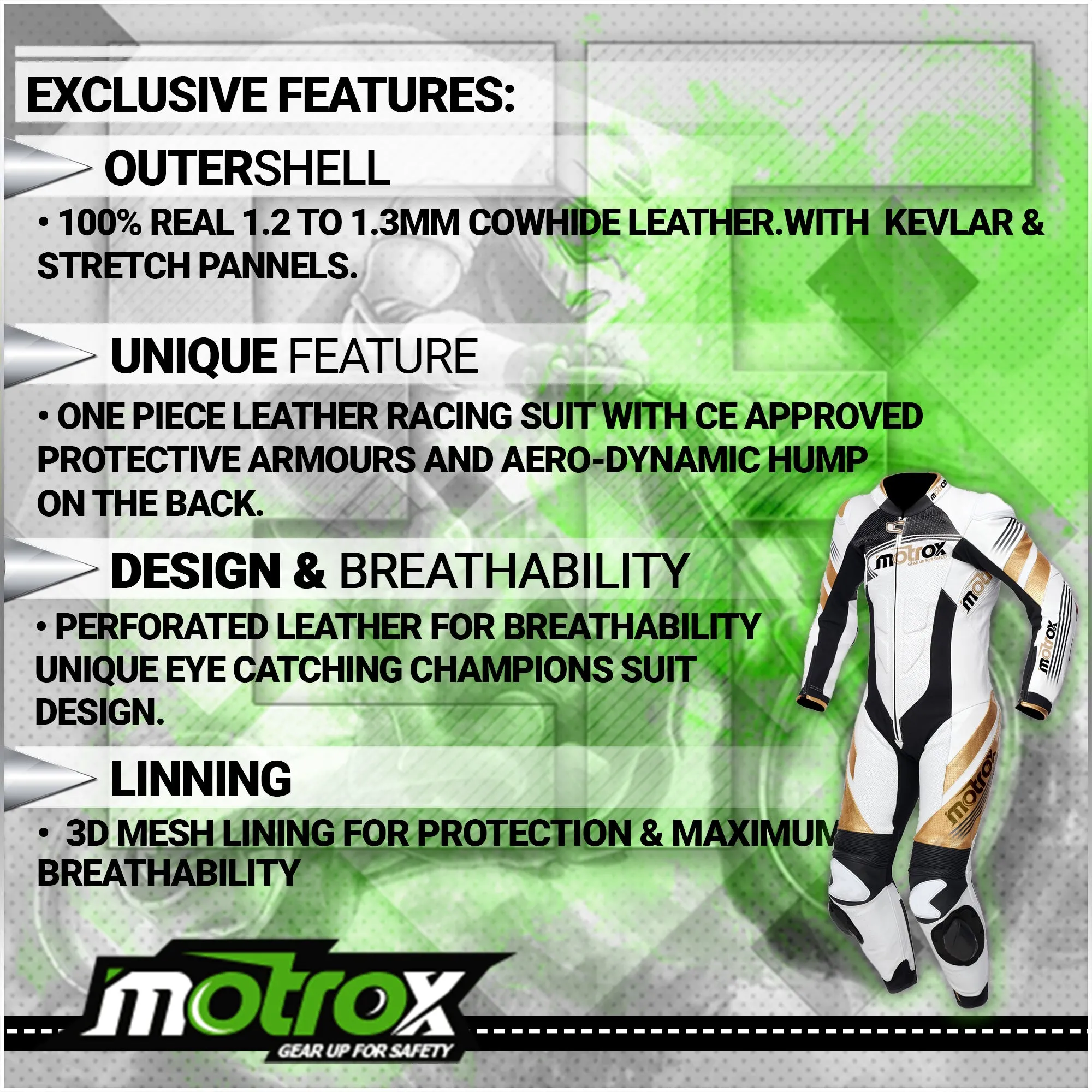 ESTORIL One-Piece Leather Riding suit Revolutionary Mens