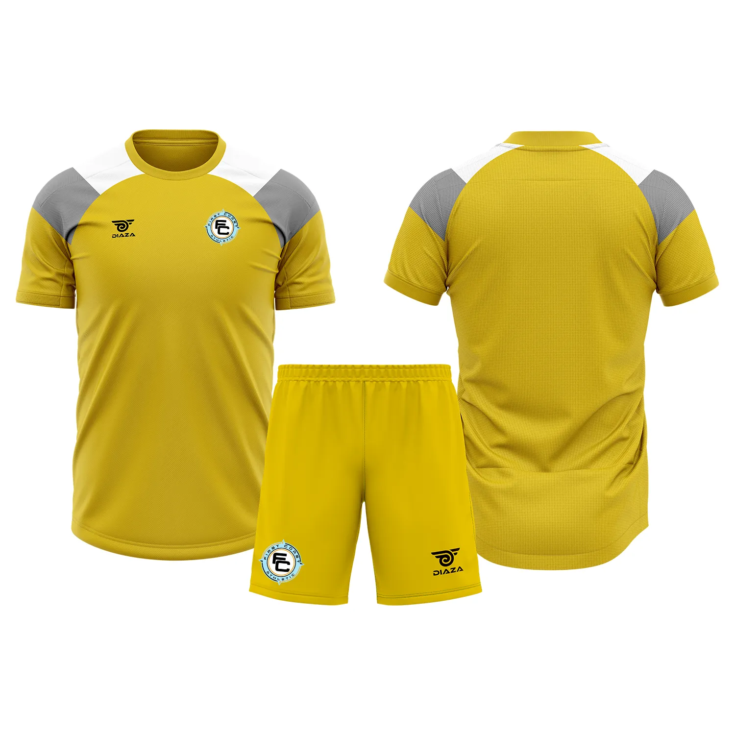 First Coast Athletic Tri-Tone Practice Kit Yellow