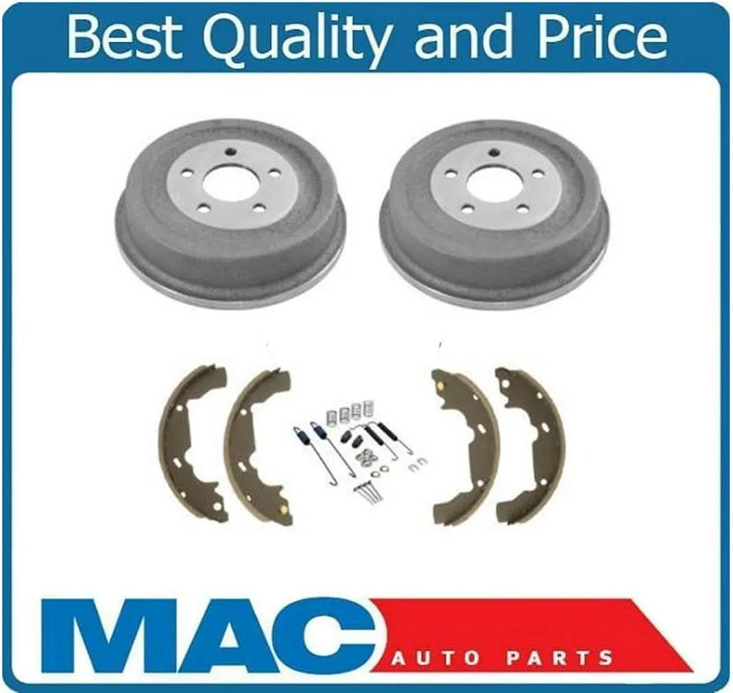 Fits 05-06 Chevrolet Equinox Brake Drums Brake Shoes & Rear Hardware Springs Kit