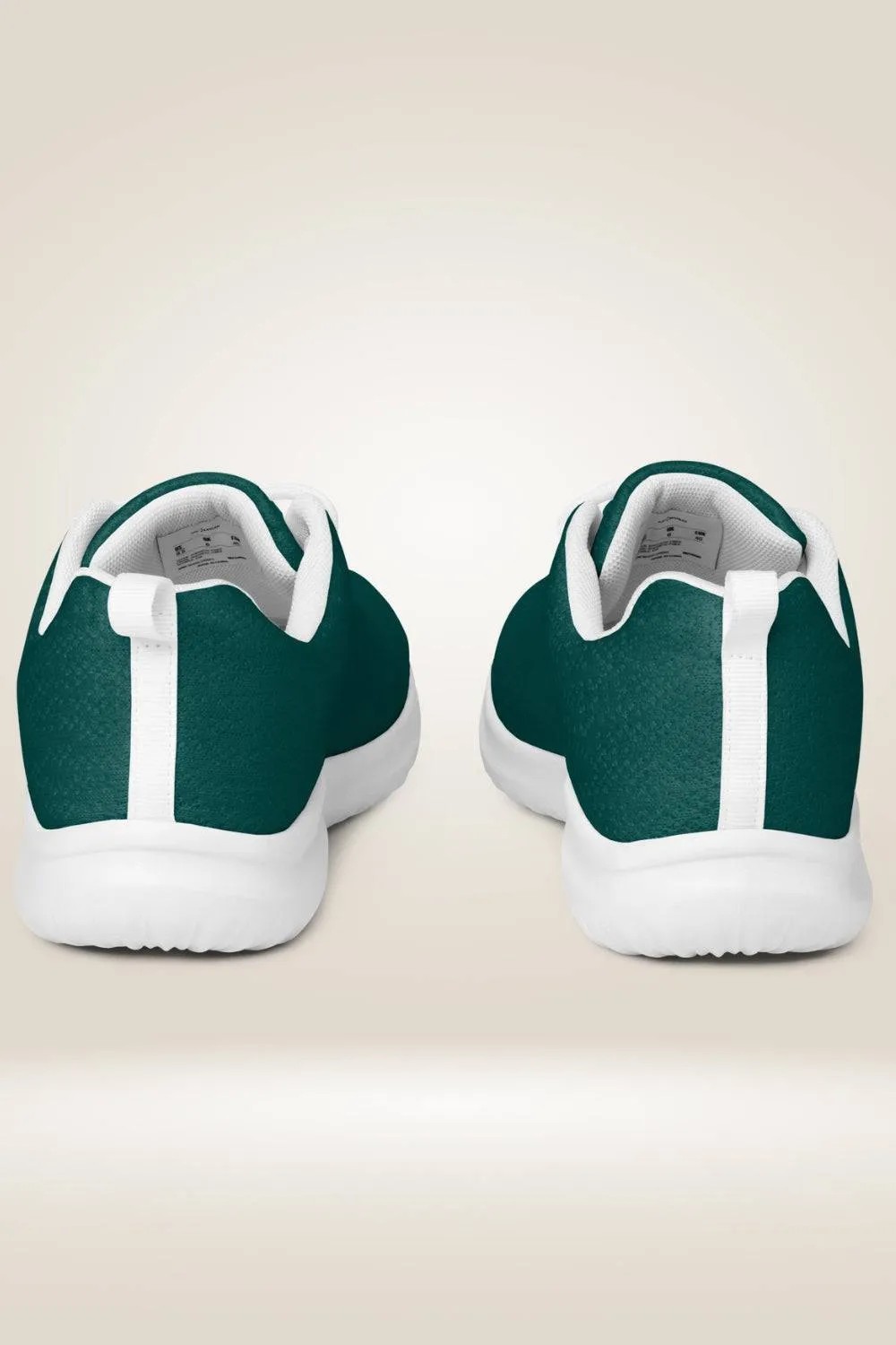 Forest Green Lace Up Sneakers