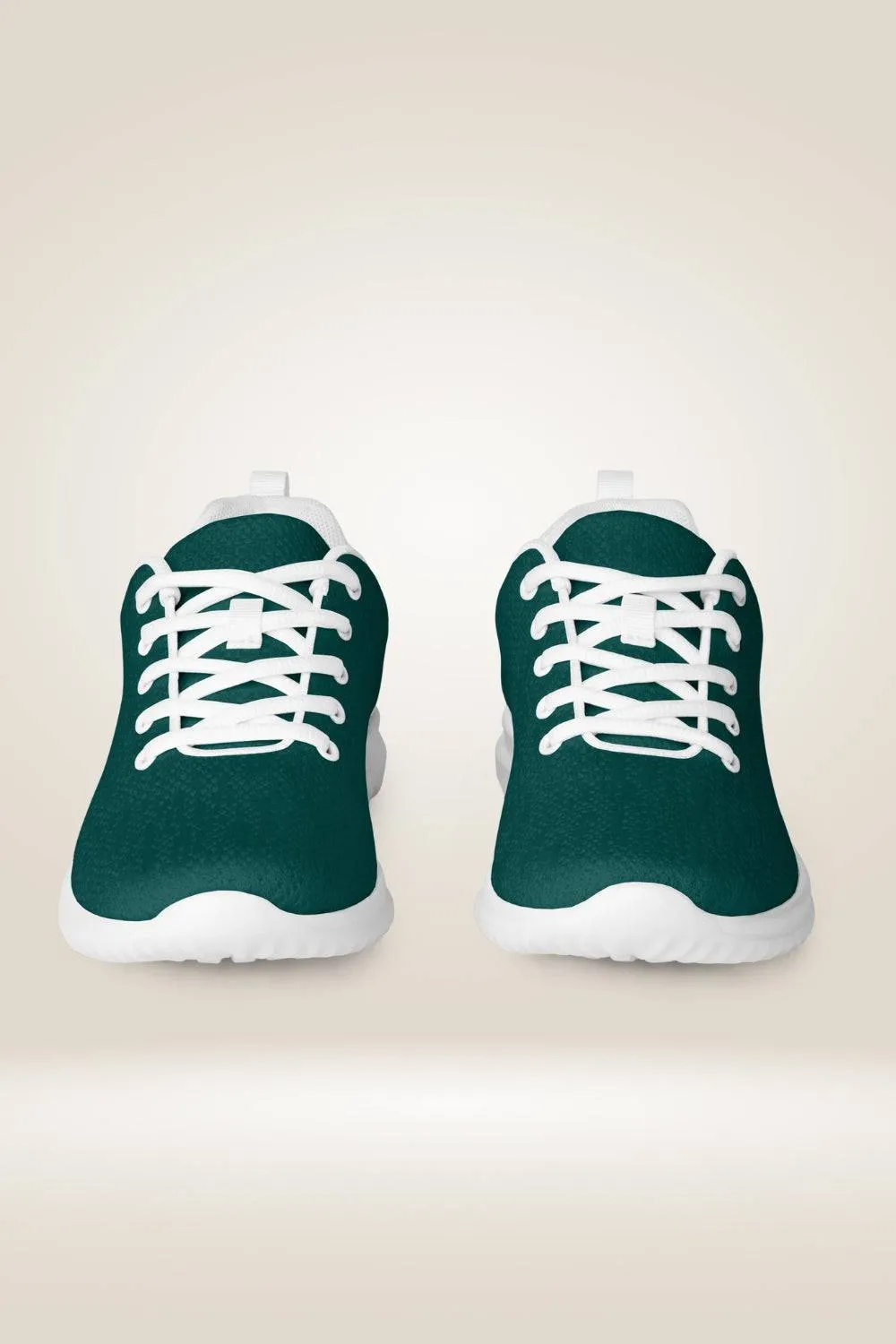 Forest Green Lace Up Sneakers