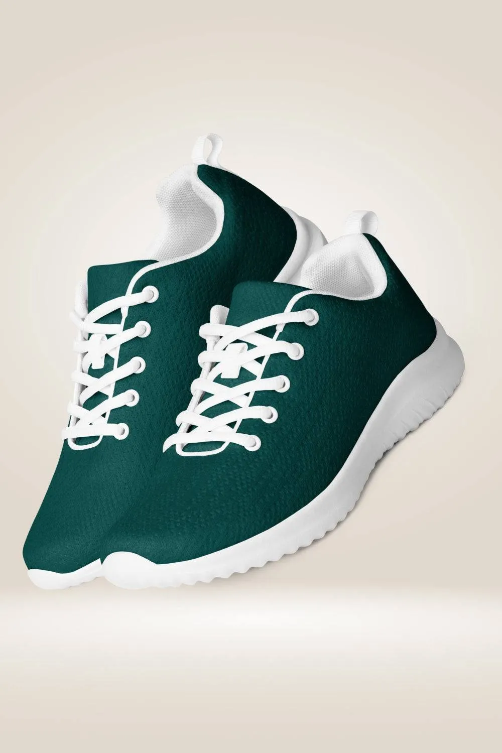 Forest Green Lace Up Sneakers