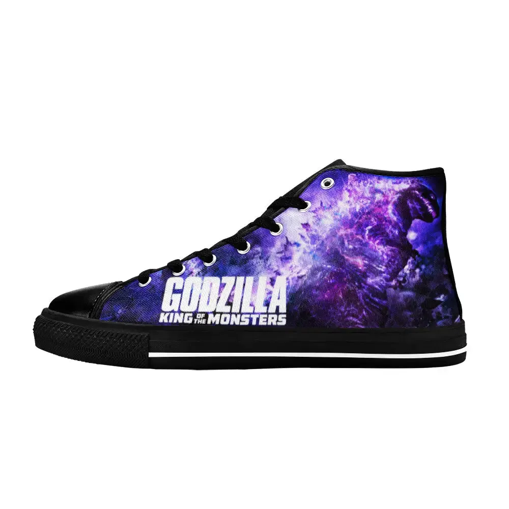 Godzilla King of the Monsters Shoes High Top Sneakers for Kids and Adults