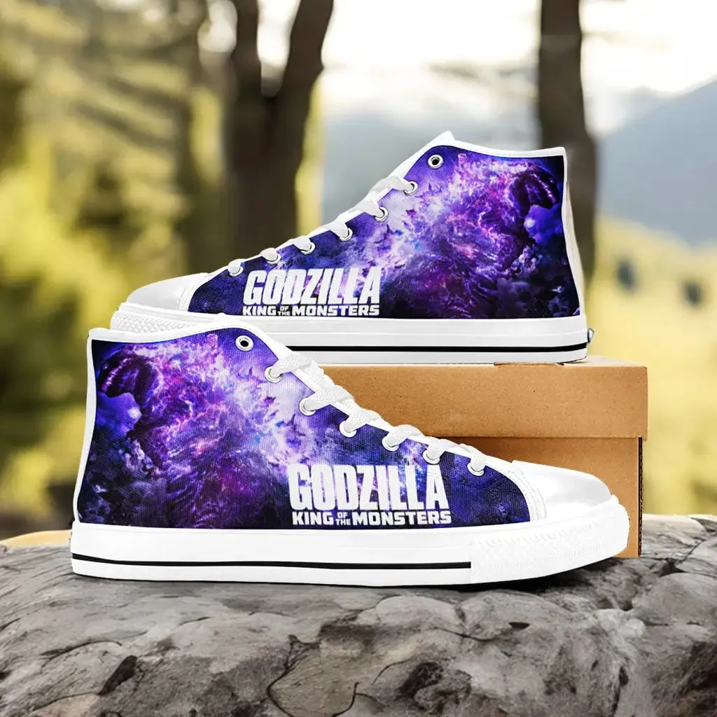 Godzilla King of the Monsters Shoes High Top Sneakers for Kids and Adults