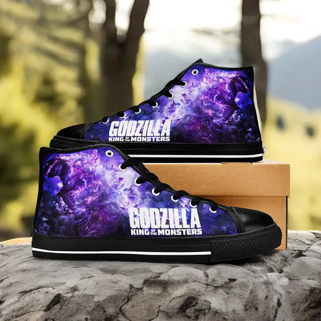 Godzilla King of the Monsters Shoes High Top Sneakers for Kids and Adults