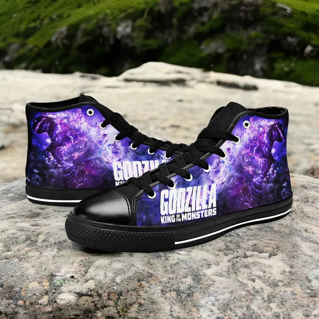 Godzilla King of the Monsters Shoes High Top Sneakers for Kids and Adults
