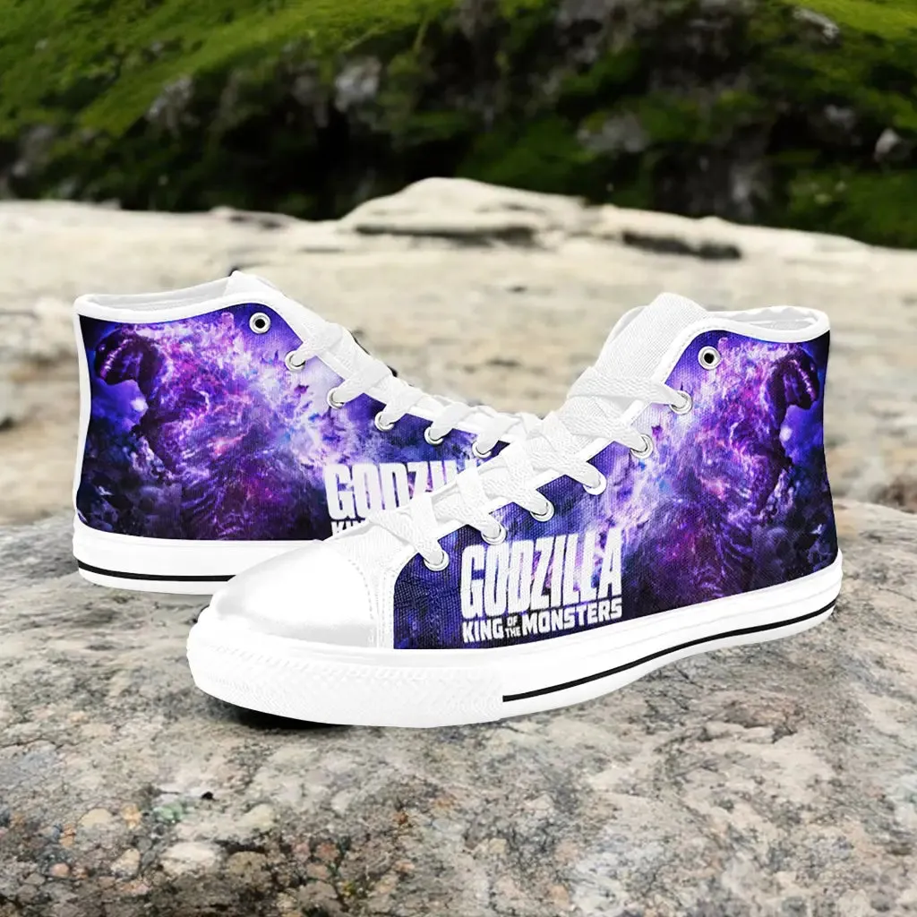 Godzilla King of the Monsters Shoes High Top Sneakers for Kids and Adults