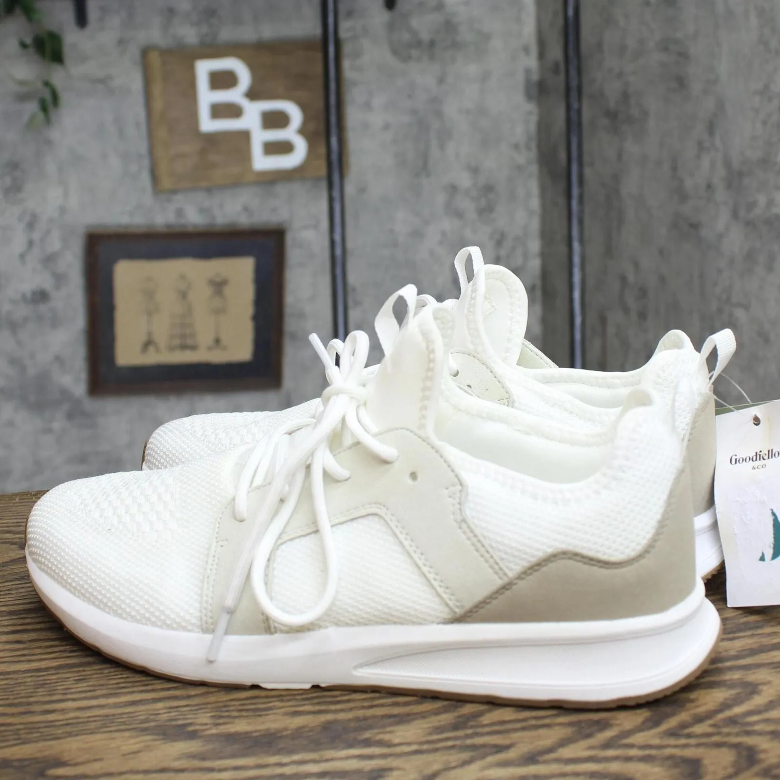 Goodfellow & Co Mens Shaun Jogger Low Top Sneakers 89470828 White 9