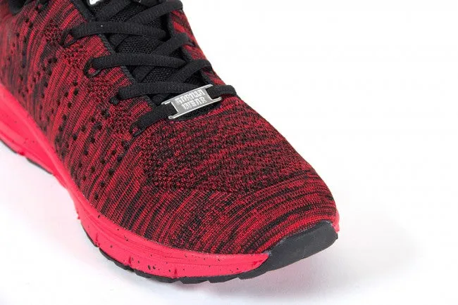 Gorilla Wear - Brooklyn Knitted Sneakers - Red/Black