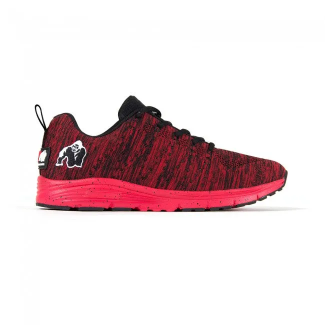 Gorilla Wear - Brooklyn Knitted Sneakers - Red/Black