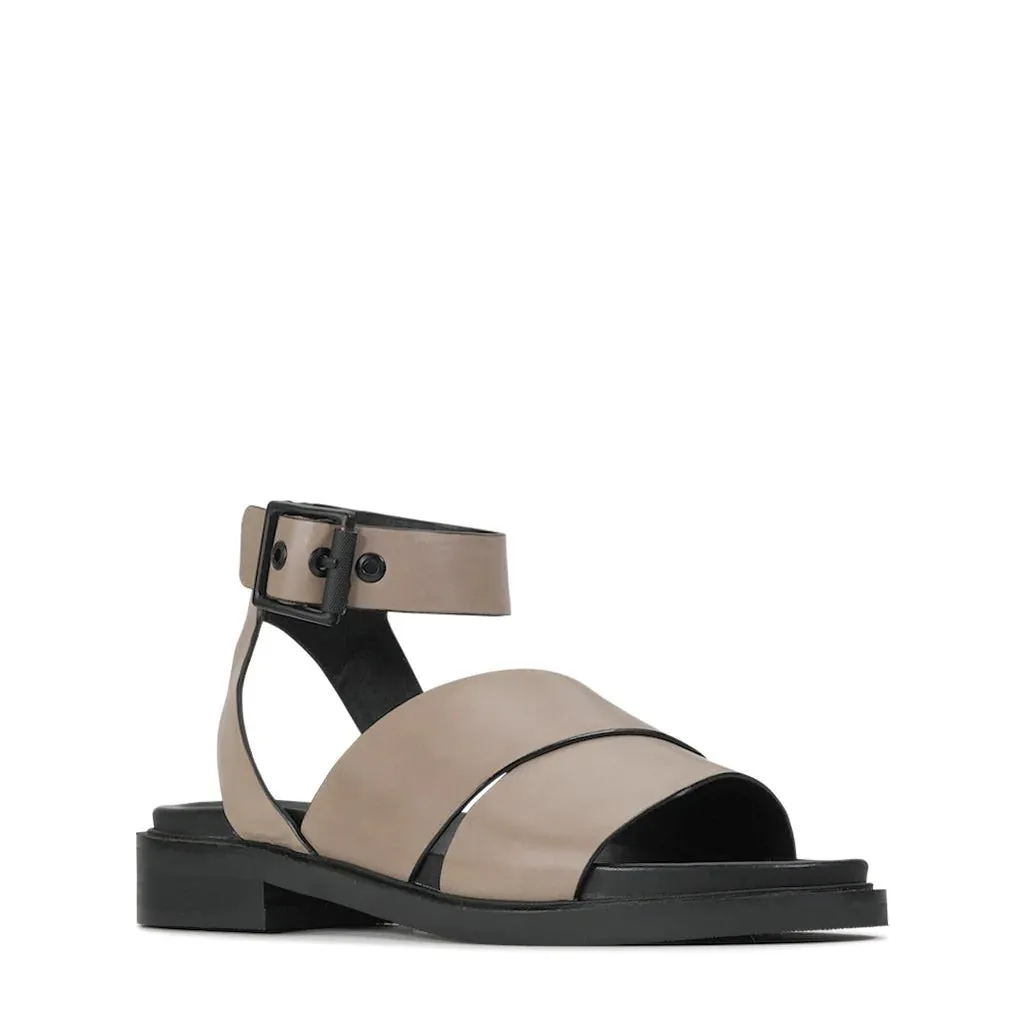 Grungy Sandal in Taupe
