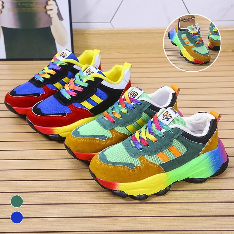 Hip Hop Street Sports Rainbow Sneakers