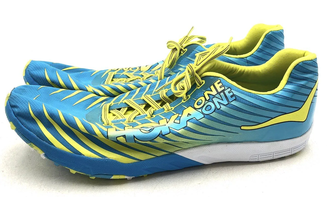 Hoka One One Men's Evo XC Spike 1019737 CCTRS Blue Athletic Shoes - Size 14