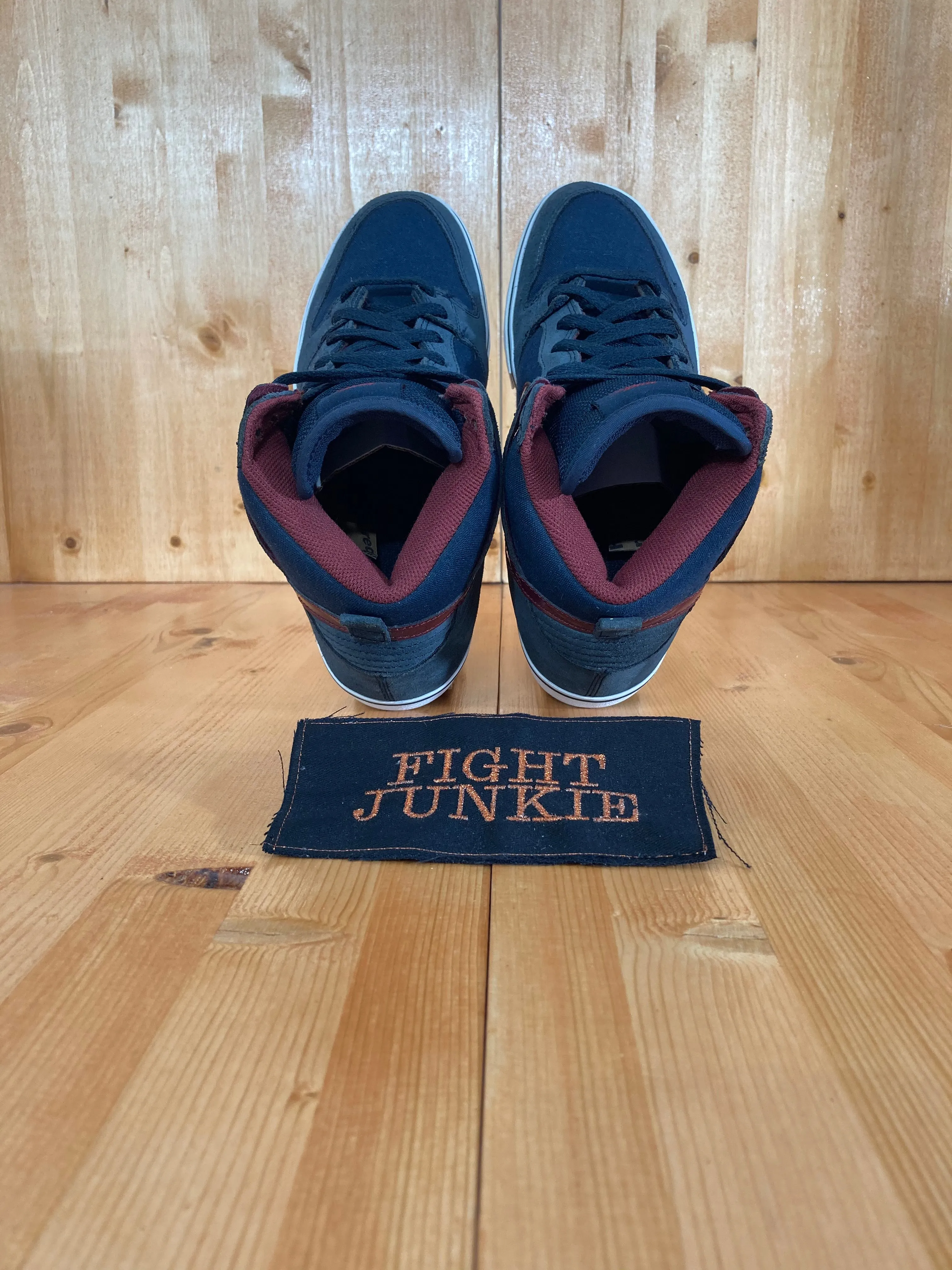 HTF Hard To Find Nike DUNK HIGH LR OBSIDIAN TEAM RED Men Size 7 Shoes Sneakers