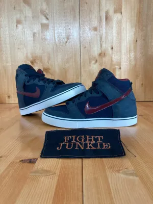 HTF Hard To Find Nike DUNK HIGH LR OBSIDIAN TEAM RED Men Size 7 Shoes Sneakers
