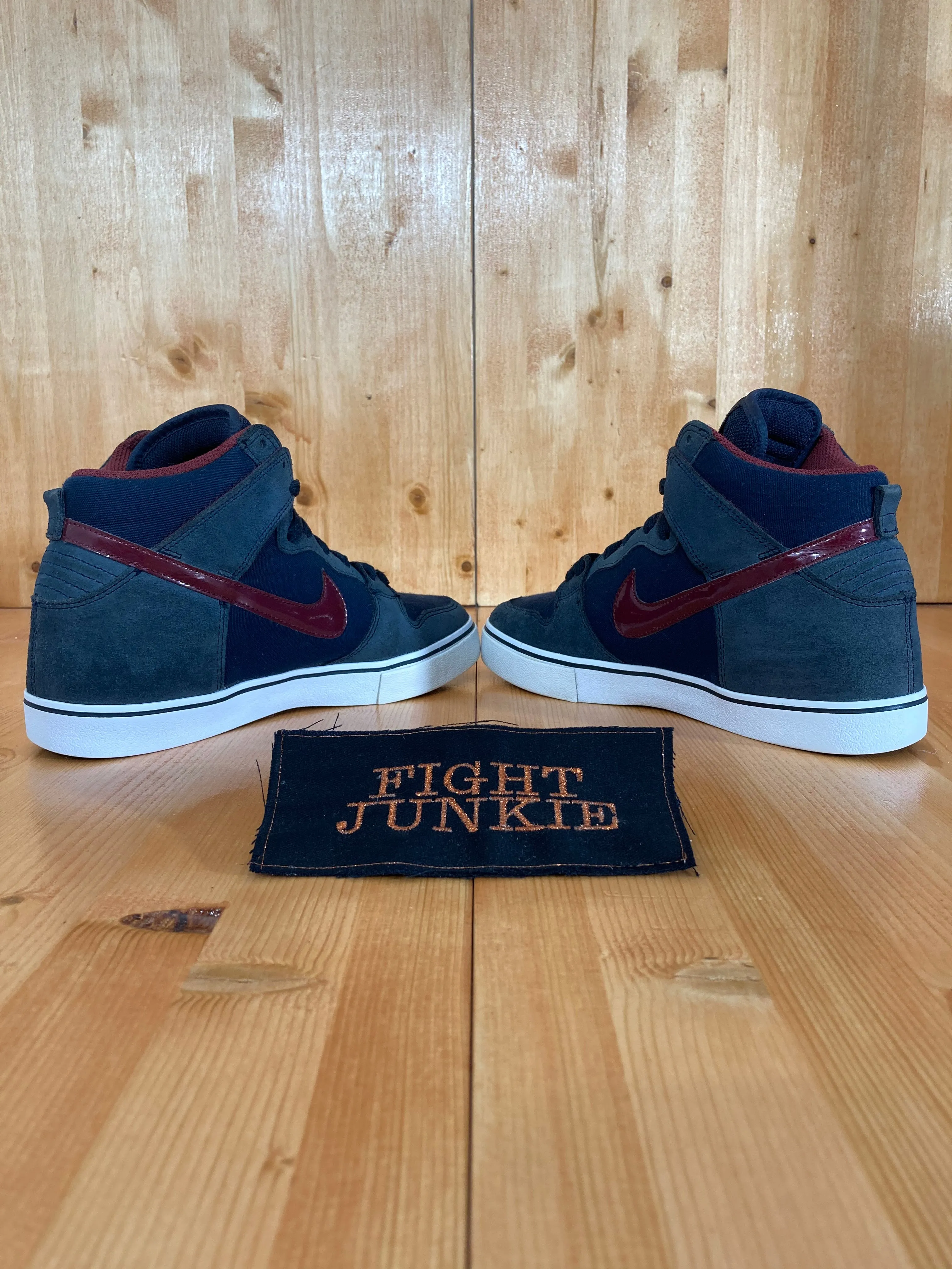 HTF Hard To Find Nike DUNK HIGH LR OBSIDIAN TEAM RED Men Size 7 Shoes Sneakers