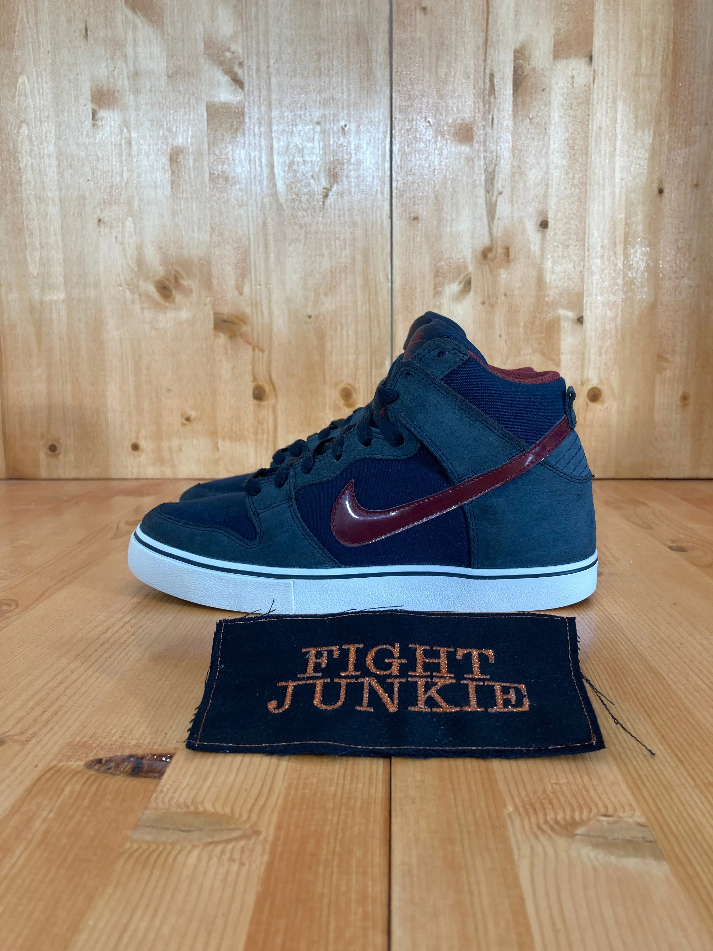 HTF Hard To Find Nike DUNK HIGH LR OBSIDIAN TEAM RED Men Size 7 Shoes Sneakers
