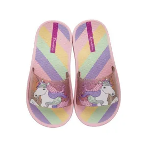 Ipanema Childrens Urban Slide Flip Flop - Pink Unicorn