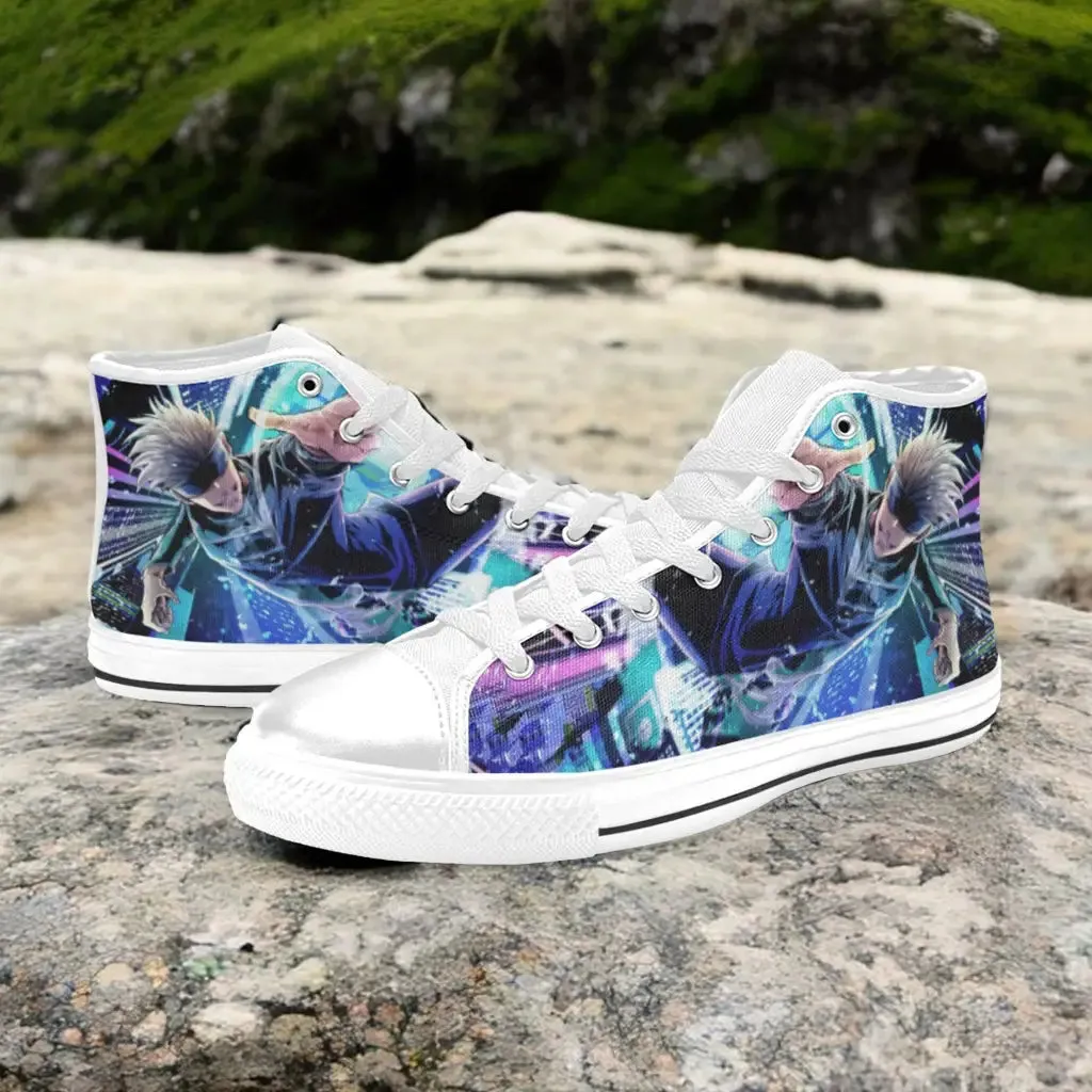 Jujutsu Kaisen Satoru Gojo Shoes High Top Sneakers for Kids and Adults