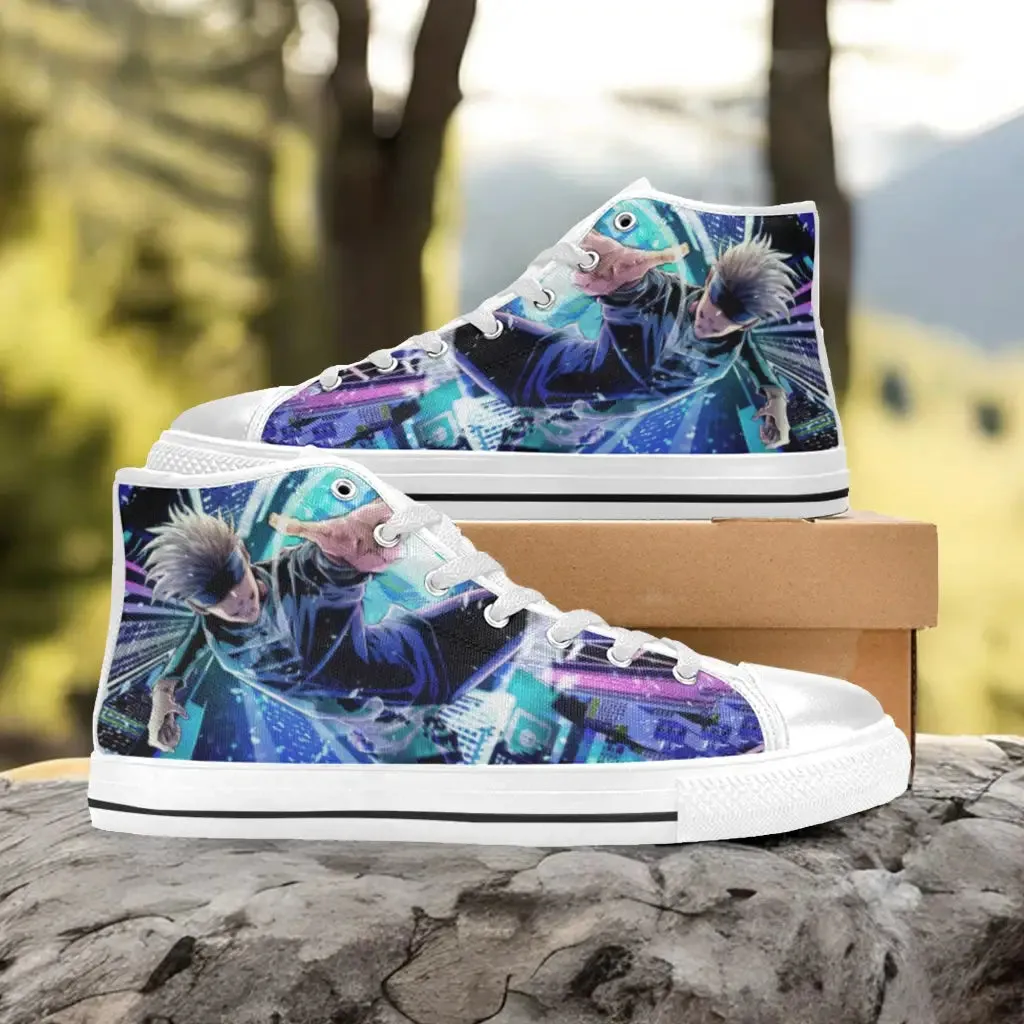 Jujutsu Kaisen Satoru Gojo Shoes High Top Sneakers for Kids and Adults
